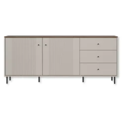 Komoda TIRAMISU KOM2D3S - Kaszmir/Dąb antyczny | 183,4x75,2x40 cm