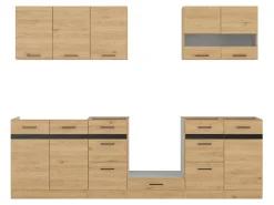 Komplet kuchenny Junona Line 260 cm dąb bernstein