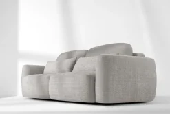 KONSIMO ELOSA Rozkładana sofa trzyosobowa ze schowkiem styl japandi