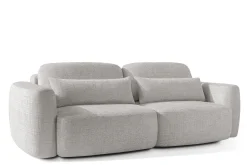 KONSIMO ELOSA Rozkładana sofa trzyosobowa ze schowkiem styl japandi