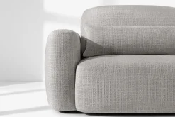 KONSIMO ELOSA Rozkładana sofa trzyosobowa ze schowkiem styl japandi