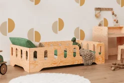 Łóżko pojedyncze drewniane TILA 2P Lakier - SMARTWOOD®