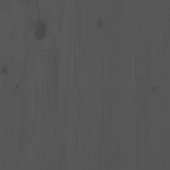 Łóżko rozsuwane szare 2x(90x200) cm lite drewno sosnowe