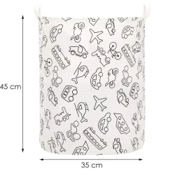 Kosz do przechowywania zabawek i ubrań pojemnik pojazdy