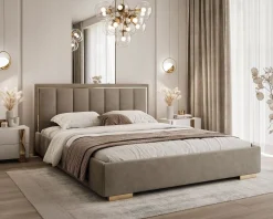 Łóżko tapicerowane AURELIA 140x200 French Velvet 656