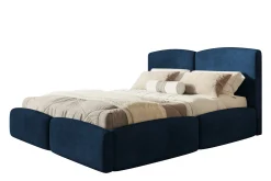 Łóżko tapicerowane INES Slim 90x200 ze stelażem metalowym
