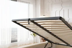 Łóżko tapicerowane LUNA MAXI 180x200 ze stelażem metalowym