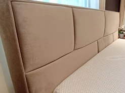 Łóżko Tapicerowane + Pojemnik Glos Zielone Stelaż Drewno 160