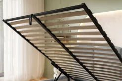 Łóżko tapicerowane Zoya Slim 90x200 ze stelażem metalowym