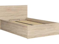 Łóżko Tetrix 120x200 ze stelażem i pojemnikiem dąb sonoma