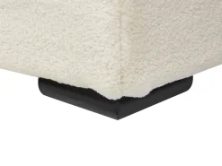Łóżko wodne tapicerowane boucle 180x200 kremowe