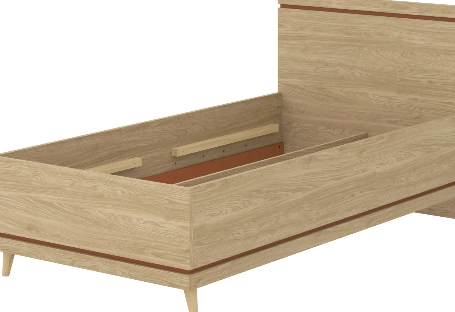 Łóżko 100x200 do pokoju młodzieżowego SCANDI
