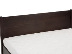 Łóżko 140x200 z drewna litego PRESTO, kolor orzech + stelaż