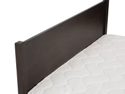 Łóżko 140x200 z drewna litego PRESTO, kolor orzech + stelaż