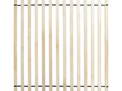 Łóżko ze stelażem 140x200 cm ciemne drewno