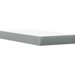 Łóżko z materacem woskowy brąz 90x200 cm lite drewno sosnowe