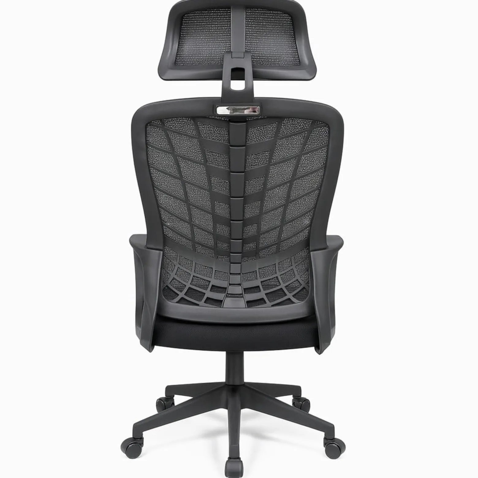 Krzesło biurowe regulowany obrotowy fotel biurowy ergonomiczny KB108 czarny