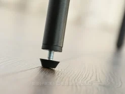 Krzesło kumar czarny tkanina, podstawa czarny