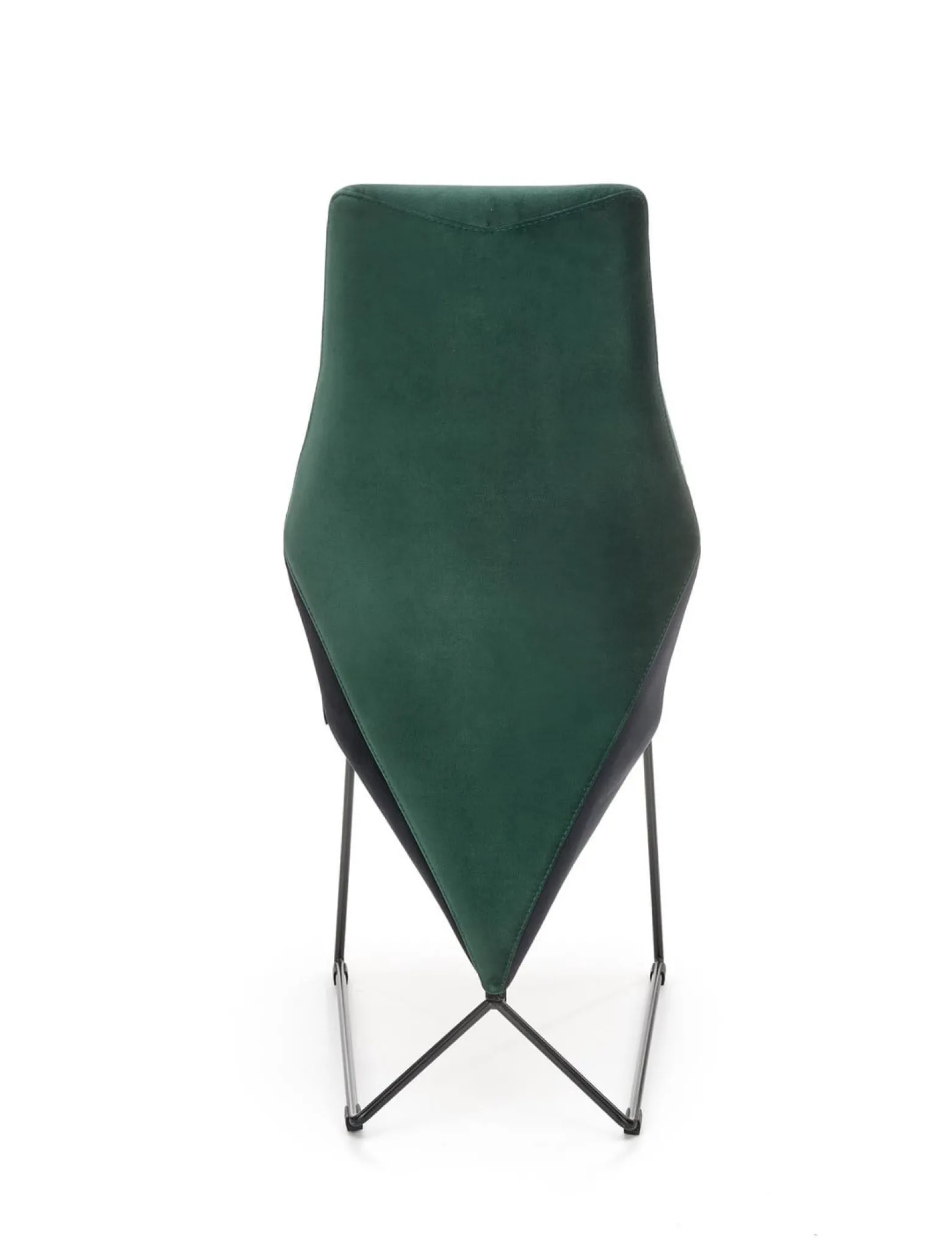 Krzesło K485 VELVET ciemnozielone