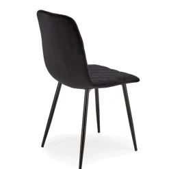 Krzesło tapicerowane K525 VELVET czarne