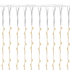 Kurtyna świetlna ciepły biały 300 Led lampki wewnętrzne USB