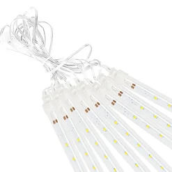 Kurtyna 288 LED meteory lampki zewnętrzne IP44 biały zimny