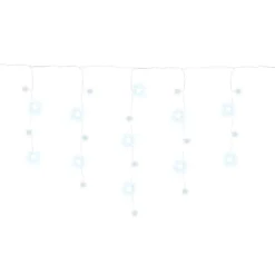 Kurtyna świetlna 500 led girlanda lampki zew. biały zimny