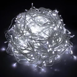 Kurtyna świetlna 500 led girlanda lampki zew. biały zimny