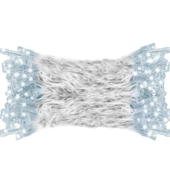 Kurtyna świetlna 300 led lampki choinkowe sople biały zimny