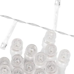Kurtyna świetlna 300 led lampki choinkowe sople biały zimny