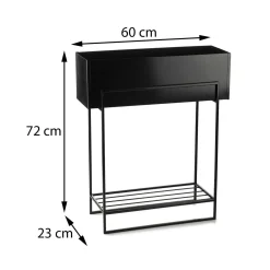 Kwietnik metalowy stojak na kwiaty 72 cm LOFT