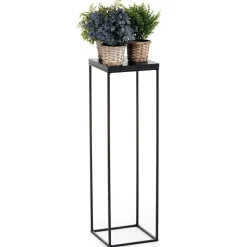 Kwietnik stojący 80 cm BasicLoft czarny
