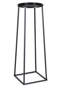 Kwietnik industrialny czarny stojak 70 cm LOFT