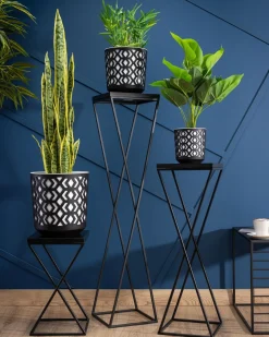 Kwietnik stojący 70 cm z blatem MDF LOFT