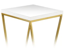 Kwietnik wolnostojący złoto biały 70 cm GLAMOUR