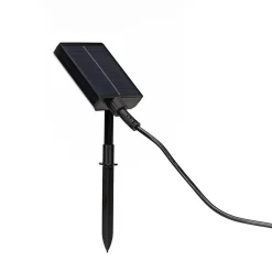 Lampki żarówki 15 Led oświetlenie zewnętrzne solarne 10,5 m multikolor