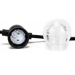 Lampki żarówki 15 Led oświetlenie zewnętrzne solarne 10,5 m multikolor