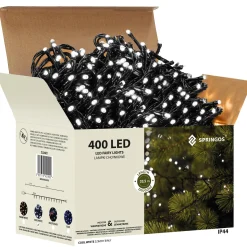 Lampki choinkowe 400 led biały zimny 33,5 m IP44