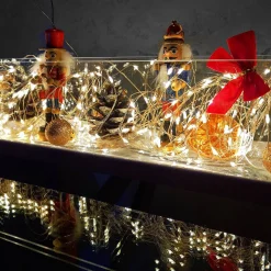 Lampki choinkowe 300 led druciki na prąd biały ciepły