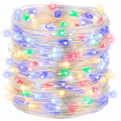 Lampki choinkowe 100 LED druciki mikro na baterie