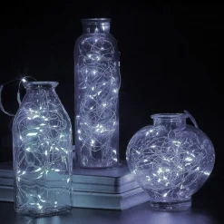 Lampki choinkowe 300 led druciki na prąd biały zimny
