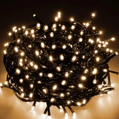 Lampki choinkowe 300 LED 15 m biały ciepły zewnętrzne