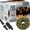 Lampki choinkowe 200 LED 12,5 m biały ciepły zewnętrzne