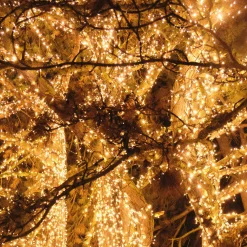 Lampki choinkowe 200 LED 12,5 m biały ciepły zewnętrzne