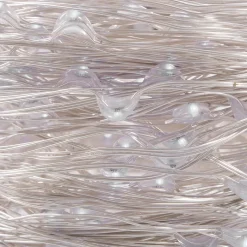 Lampki choinkowe 300 LED na prąd włosy anioła ciepły biały