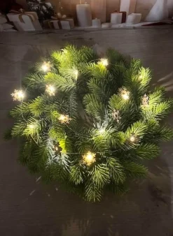 Lampki Led Na Choinkę Drucik Na Baterię Śnieżynki