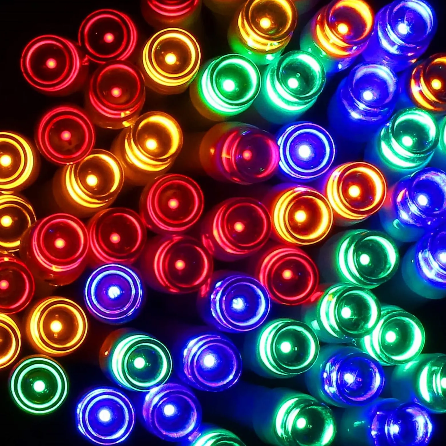 Lampki świąteczne 500 Led multikolor 34,5 m oświetlenie