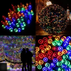 Lampki świąteczne 300led multikolor 22,5 m oświetlenie wewn.