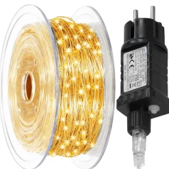 Lampki świąteczne na szpuli 1000 LED druciki choinkowe