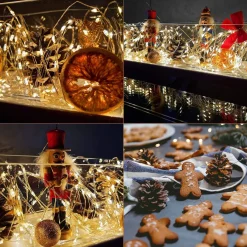 Lampki świąteczne na szpuli 1000 LED druciki choinkowe